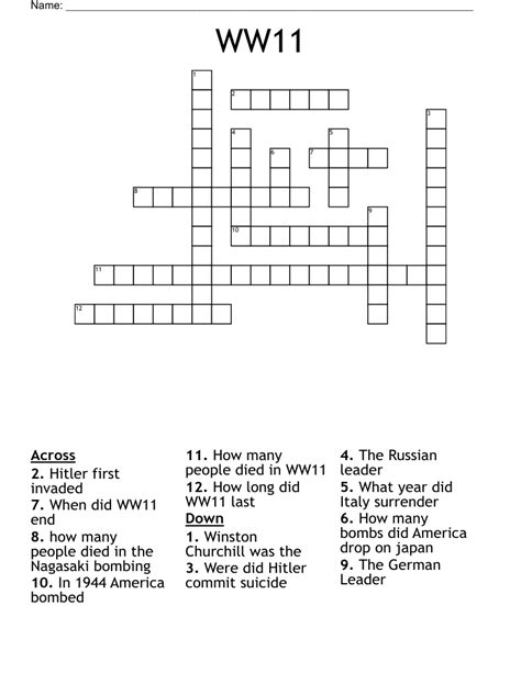 Ww11 power crossword clue. Things To Know About Ww11 power crossword clue. 